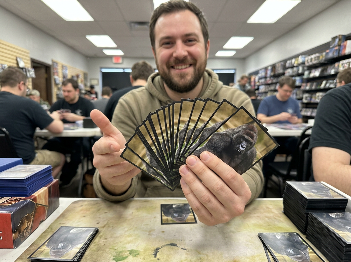 Arkansas Card Co custom TCG playmats, sleeves, deck boxes and slab cards